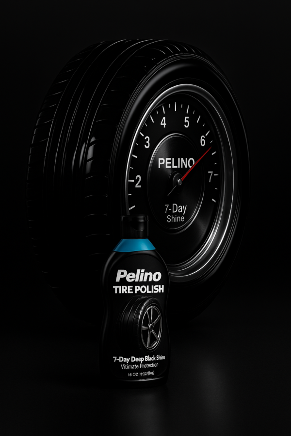 زيت تلميع الإطارات مع العجلة المميزة 600x900